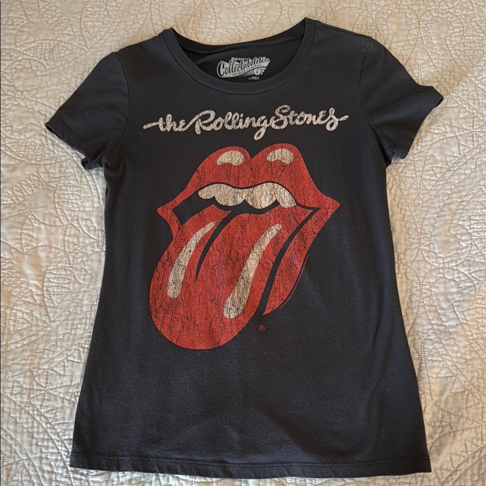 Rolling Stones Graphic Tee - Black and Red